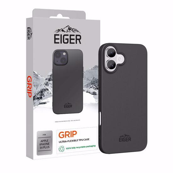 Picture of Eiger Eiger Grip Case for Apple iPhone 16 Plus in Black